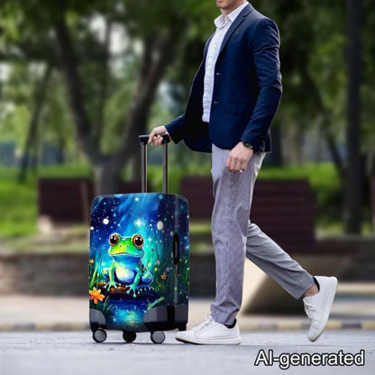 Purple Butterflies Luggage Cover for Women Girls,Cute Travel Suitcase Protector Washable Anti-scratch Suitcase Covers,Fit 30-32inch - Colors B