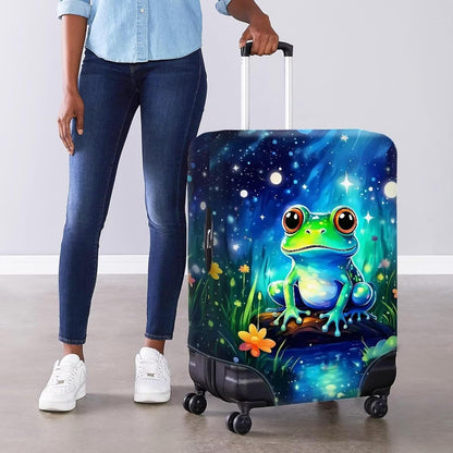 Purple Butterflies Luggage Cover for Women Girls,Cute Travel Suitcase Protector Washable Anti-scratch Suitcase Covers,Fit 30-32inch - Colors B