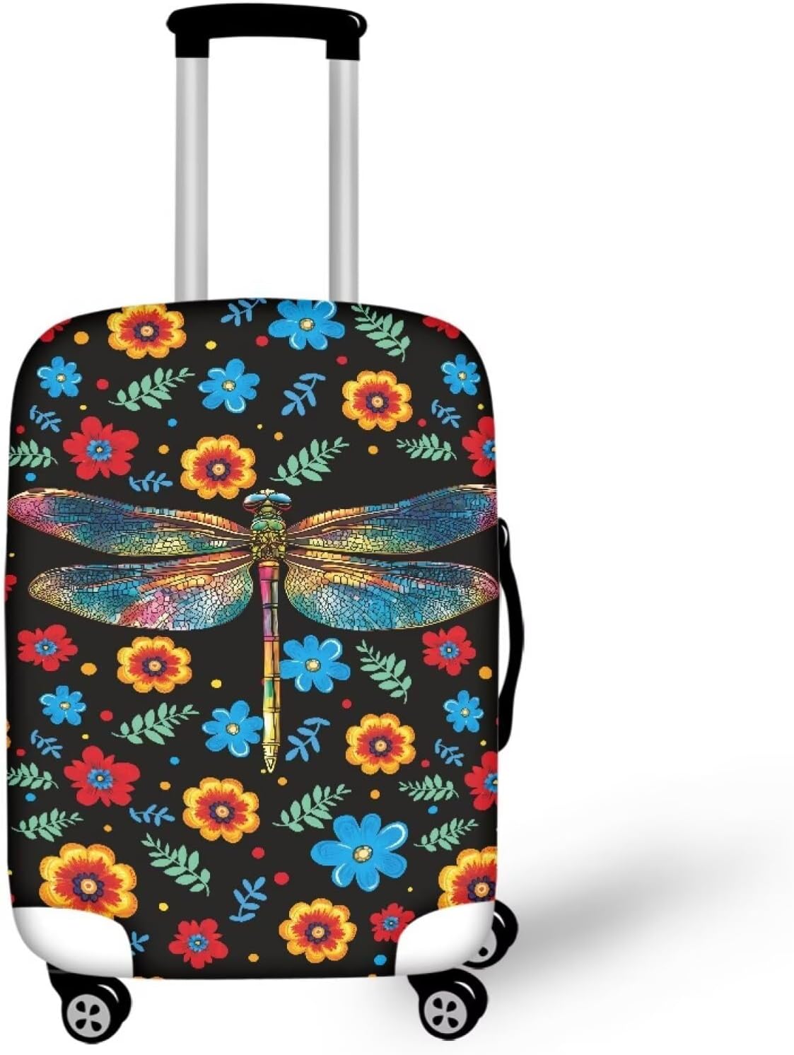 Purple Butterflies Luggage Cover for Women Girls,Cute Travel Suitcase Protector Washable Anti-scratch Suitcase Covers,Fit 30-32inch - Colors B