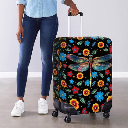 Purple Butterflies Luggage Cover for Women Girls,Cute Travel Suitcase Protector Washable Anti-scratch Suitcase Covers,Fit 30-32inch - Colors B