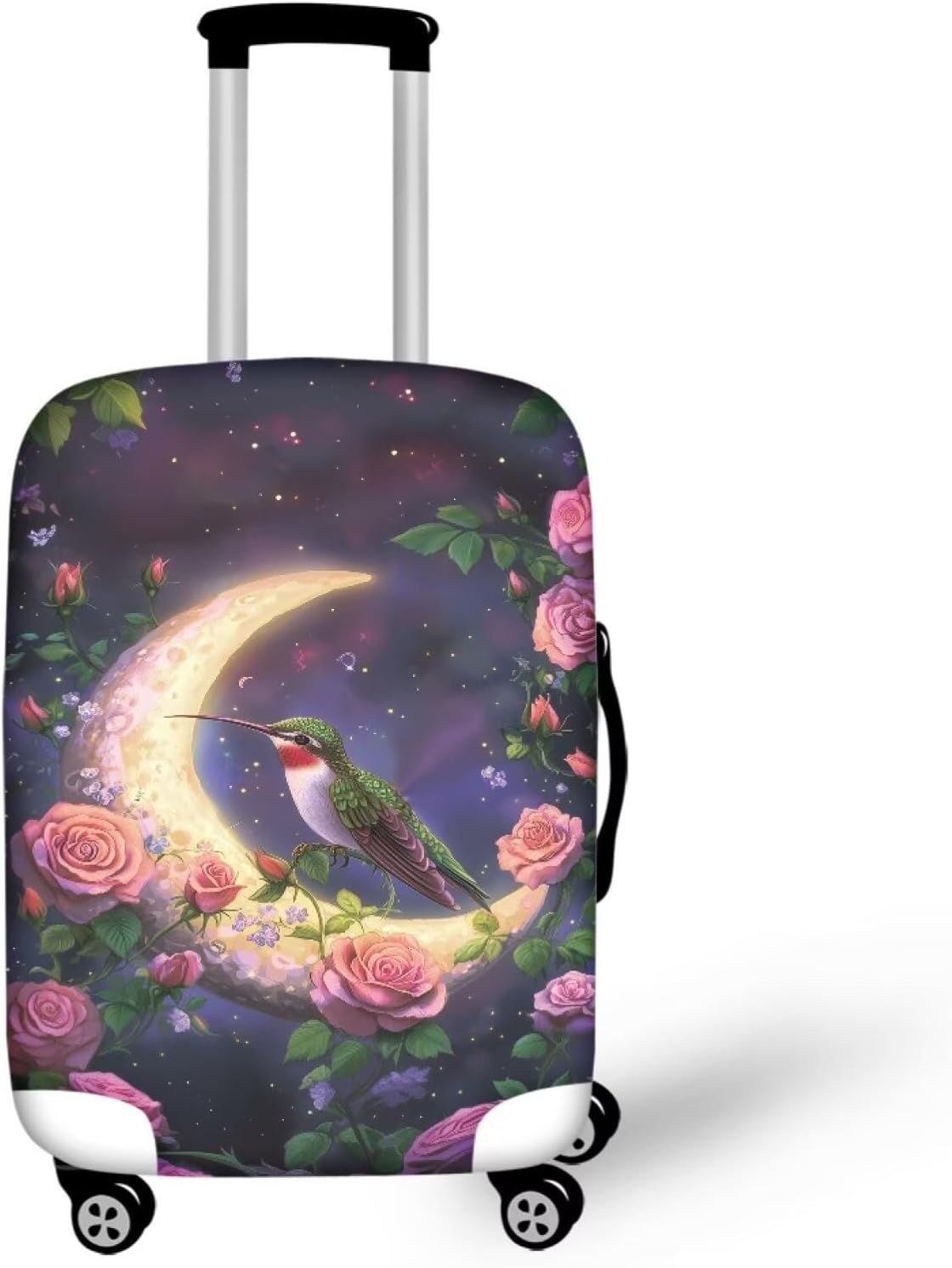 Purple Butterflies Luggage Cover for Women Girls,Cute Travel Suitcase Protector Washable Anti-scratch Suitcase Covers,Fit 30-32inch - Colors B
