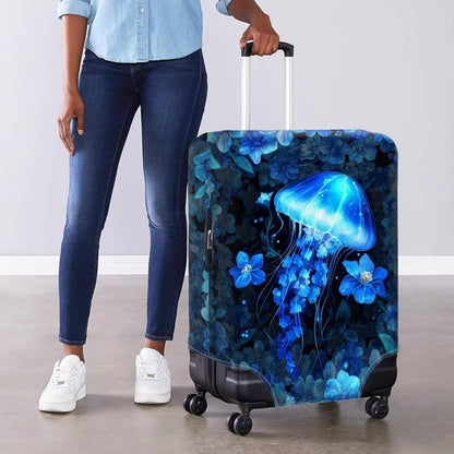 Purple Butterflies Luggage Cover for Women Girls,Cute Travel Suitcase Protector Washable Anti-scratch Suitcase Covers,Fit 30-32inch - Colors B