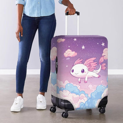 Purple Butterflies Luggage Cover for Women Girls,Cute Travel Suitcase Protector Washable Anti-scratch Suitcase Covers,Fit 30-32inch - Colors B