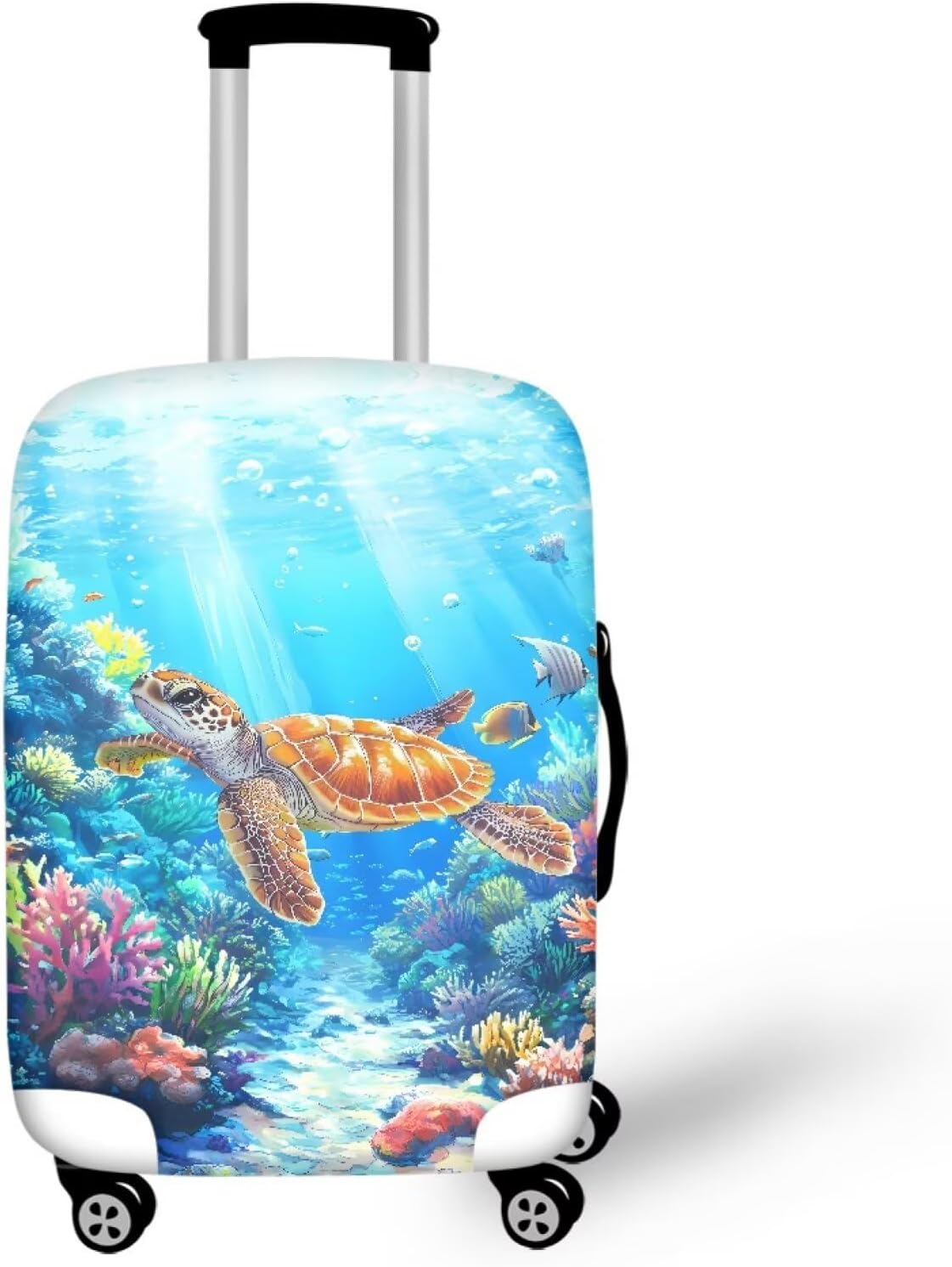 Purple Butterflies Luggage Cover for Women Girls,Cute Travel Suitcase Protector Washable Anti-scratch Suitcase Covers,Fit 30-32inch - Colors B