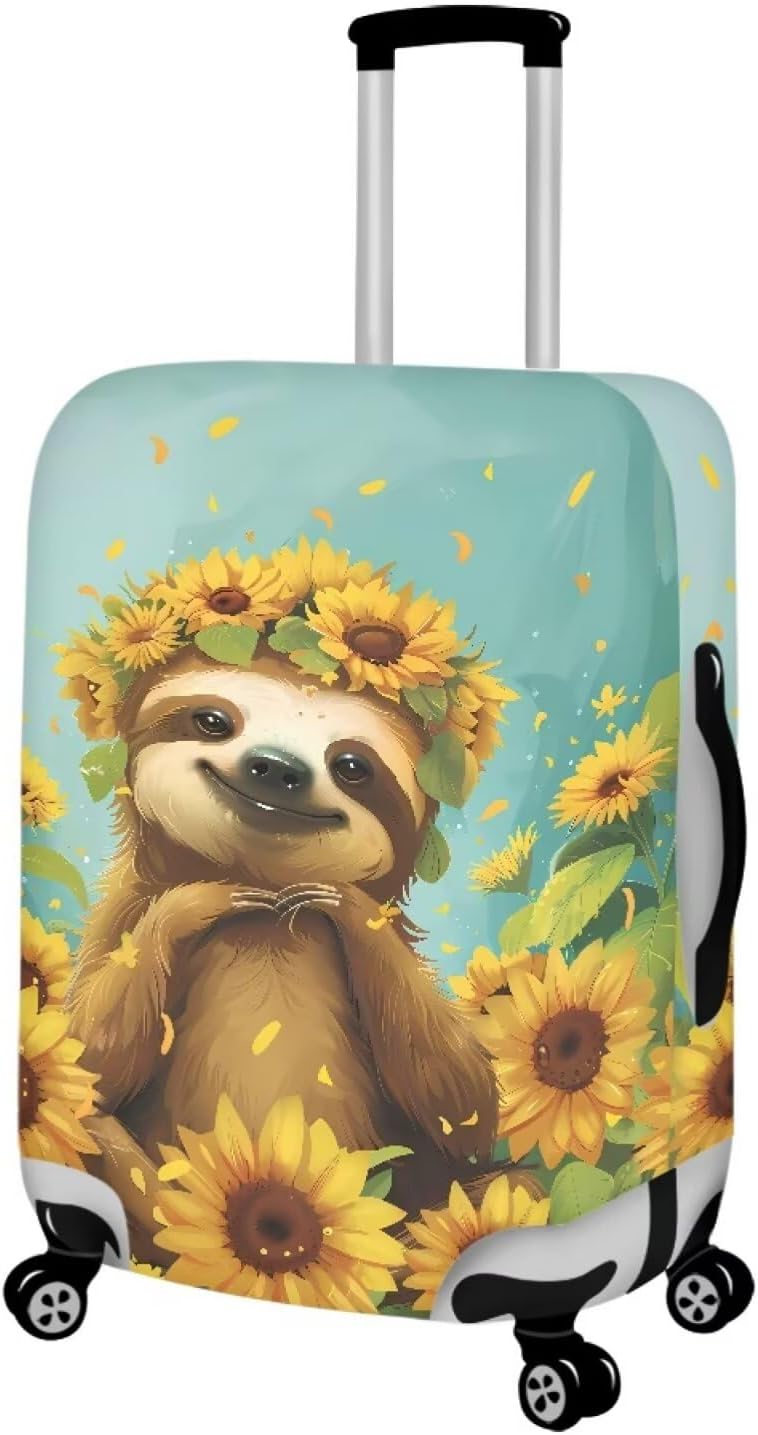 Purple Butterflies Luggage Cover for Women Girls,Cute Travel Suitcase Protector Washable Anti-scratch Suitcase Covers,Fit 30-32inch - Colors B