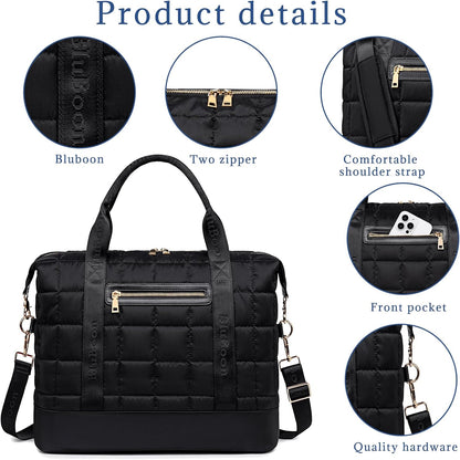 Travel Tote Bags with Zipper Ladies Canvas Bag Weekender Overnight Bag for Women Carry on Duffel Bag Trolley Sleeve