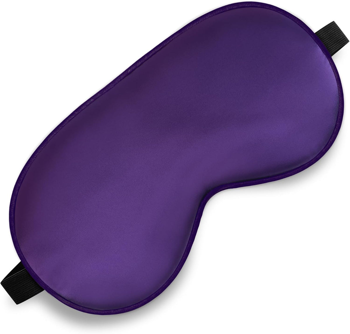 Silk Sleep Mask, Blackout Eye Mask for Sleeping with Adjustable Strap
