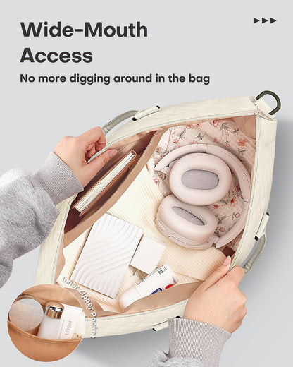 Travel Duffel Bag - Weekender Bags for Women, Carry On Gym Tote Bags