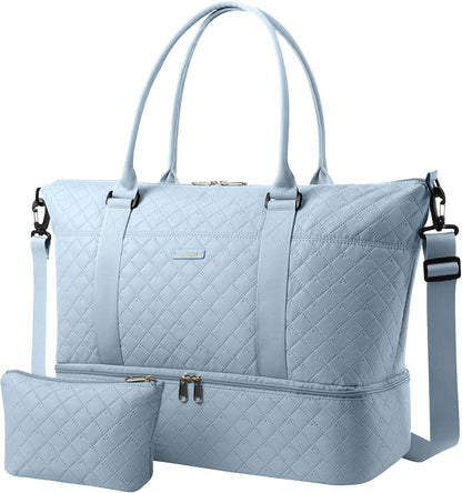 Travel Duffel Bag - Weekender Bags for Women, Carry On Gym Tote Bags