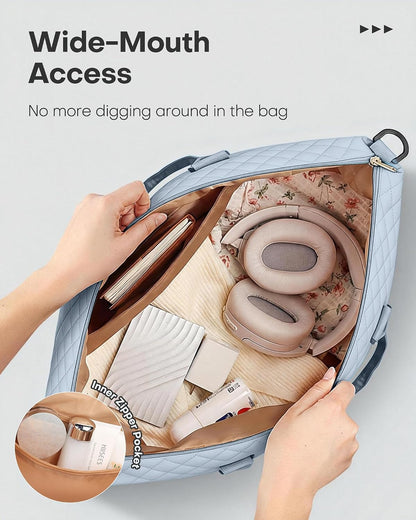 Travel Duffel Bag - Weekender Bags for Women, Carry On Gym Tote Bags