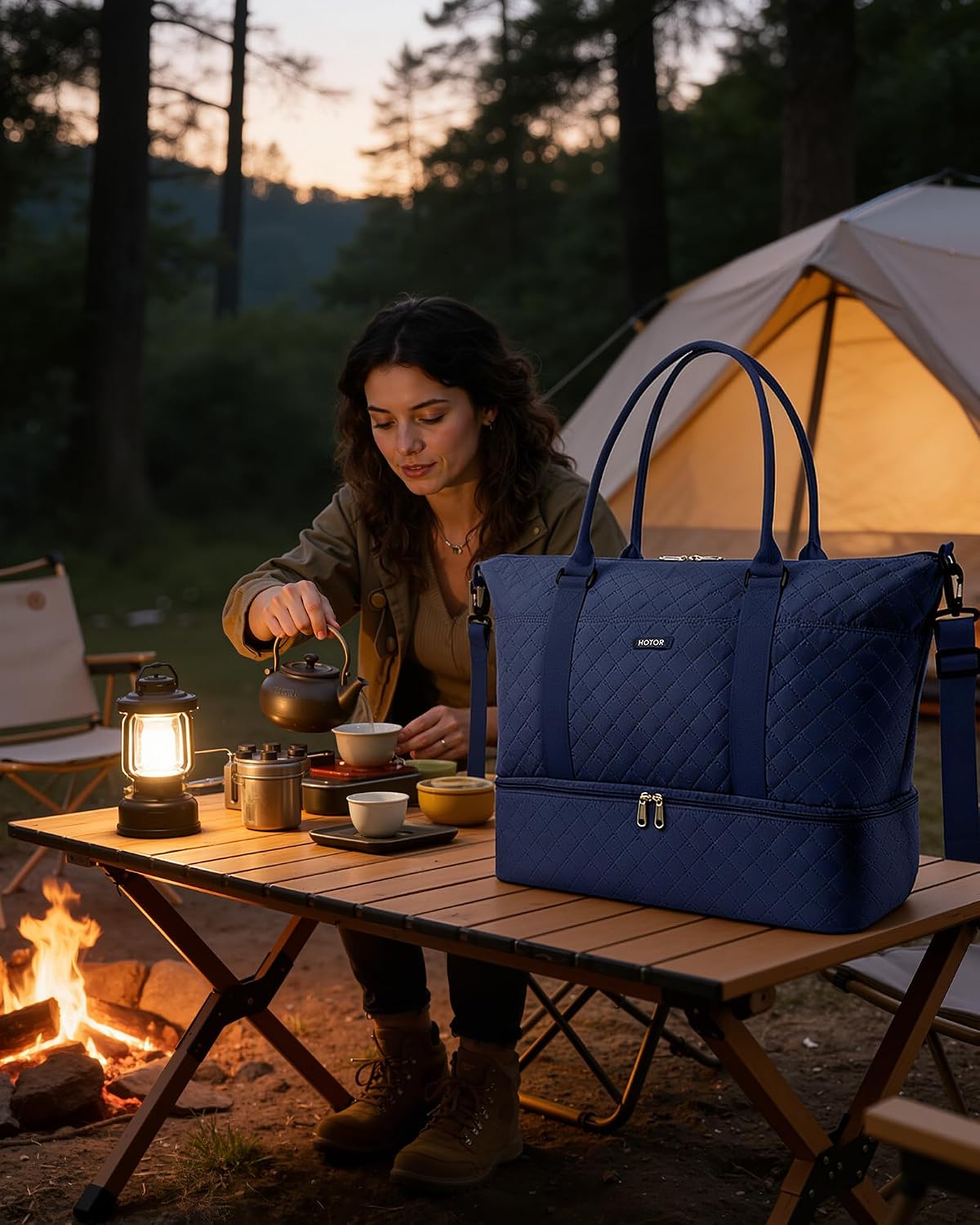 Travel Duffel Bag - Weekender Bags for Women, Carry On Gym Tote Bags