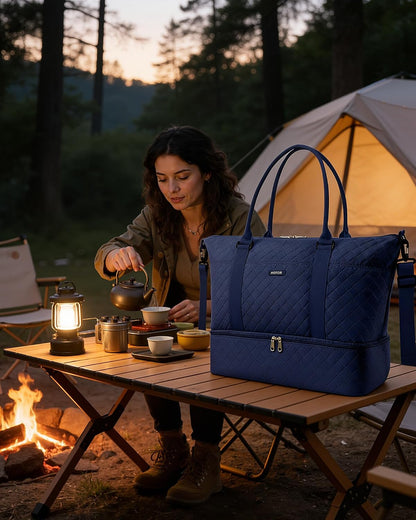 Travel Duffel Bag - Weekender Bags for Women, Carry On Gym Tote Bags