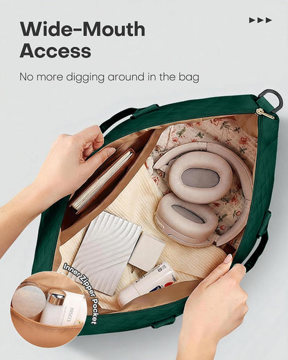Travel Duffel Bag - Weekender Bags for Women, Carry On Gym Tote Bags