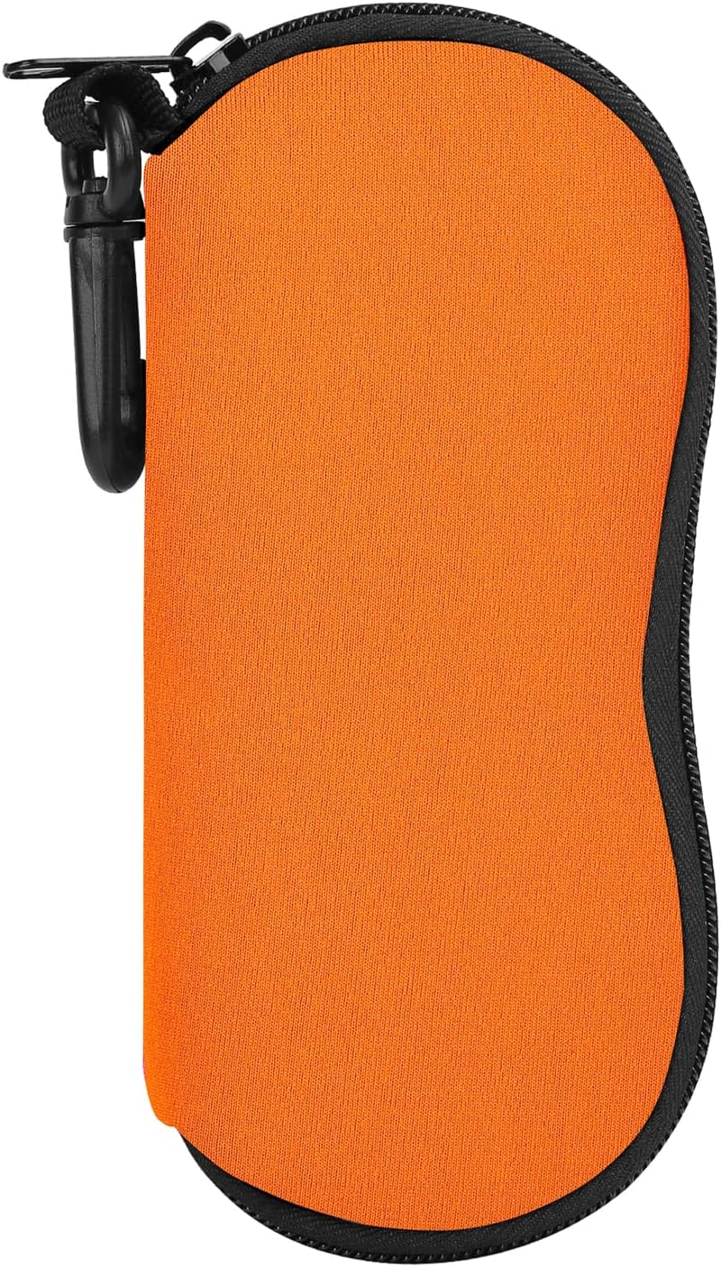 Sunglasses Soft Case Ultra Light Neoprene Zipper Eyeglass Case for Men Women - Colors B