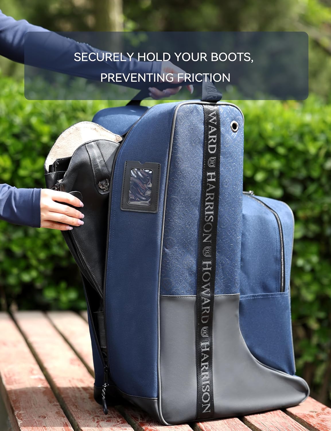 Equestrian Tall Boot & Helmet Bag, Riding Gear Organizer