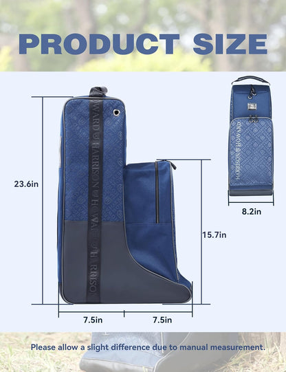 Equestrian Tall Boot & Helmet Bag, Riding Gear Organizer