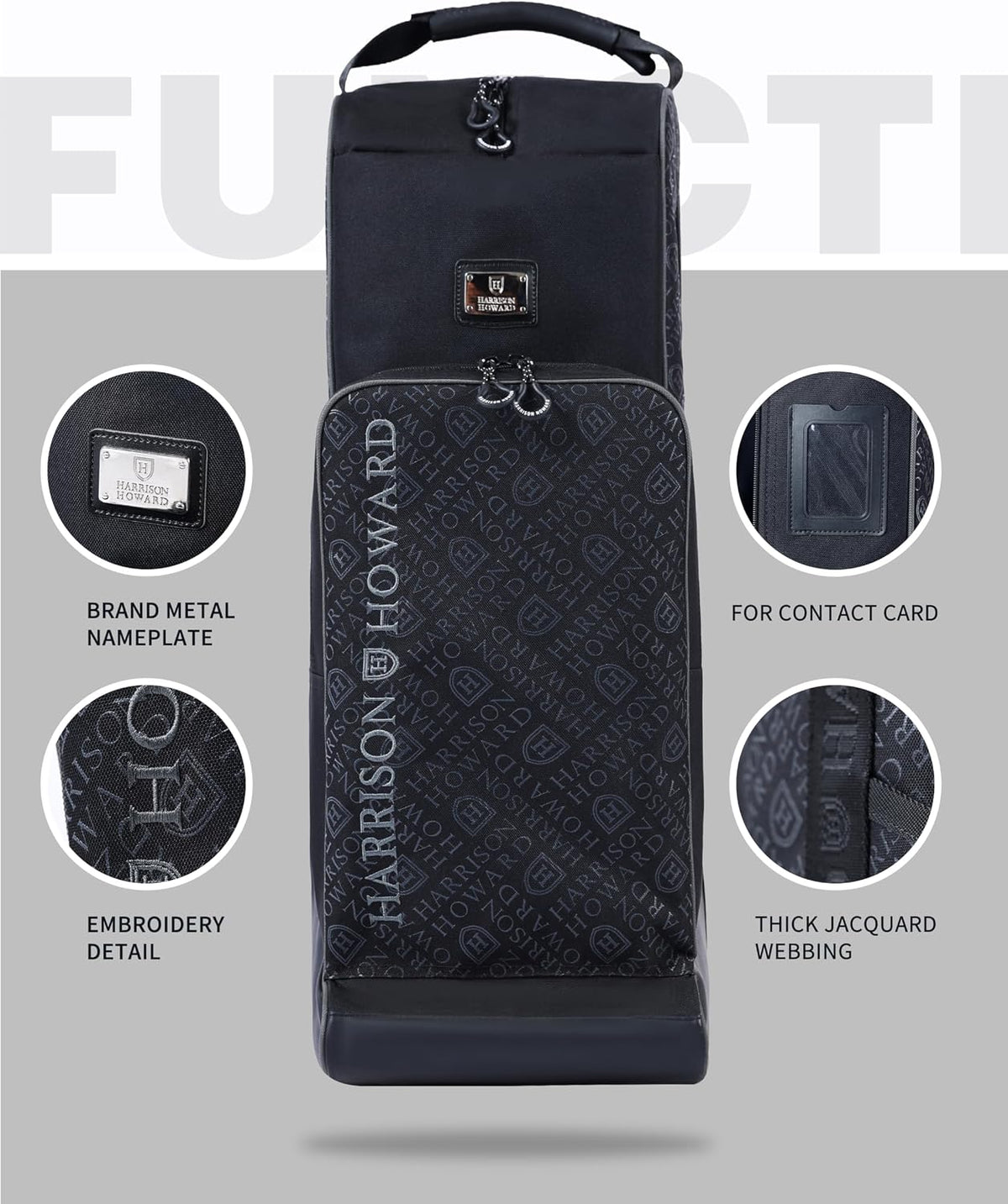 Equestrian Tall Boot & Helmet Bag, Riding Gear Organizer