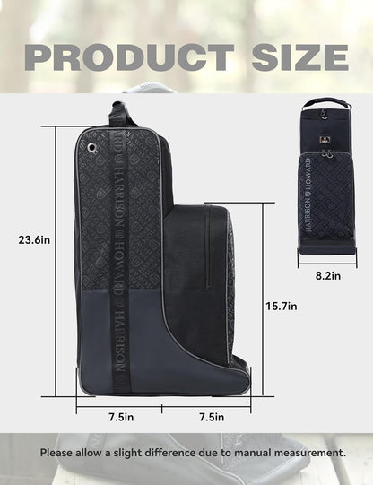 Equestrian Tall Boot & Helmet Bag, Riding Gear Organizer