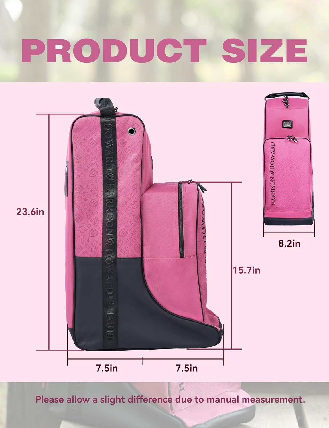 Equestrian Tall Boot & Helmet Bag, Riding Gear Organizer