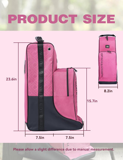 Equestrian Tall Boot & Helmet Bag, Riding Gear Organizer