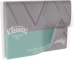 On-The-Go Facial Tissues, 8 Travel Packs, 10 Tissues per Pack