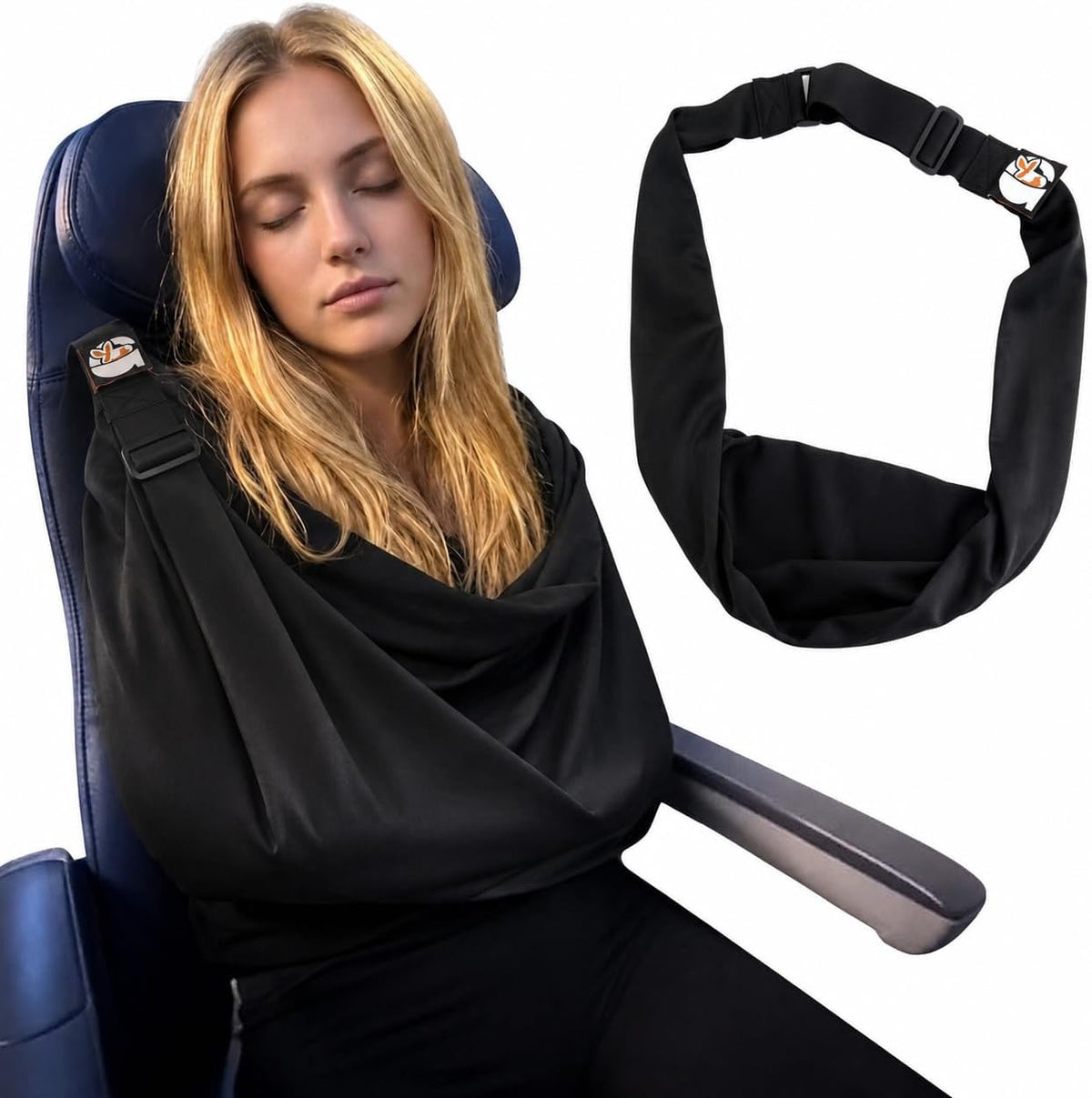 The Slyng-Premium Travel Blanket System – Airplane Sleep Support, Blanket Body Sling for Deep Sleep | Ultra-Soft, Breathable, Compact Carry-On Travel Essential for Long Flights and Car Road Trips