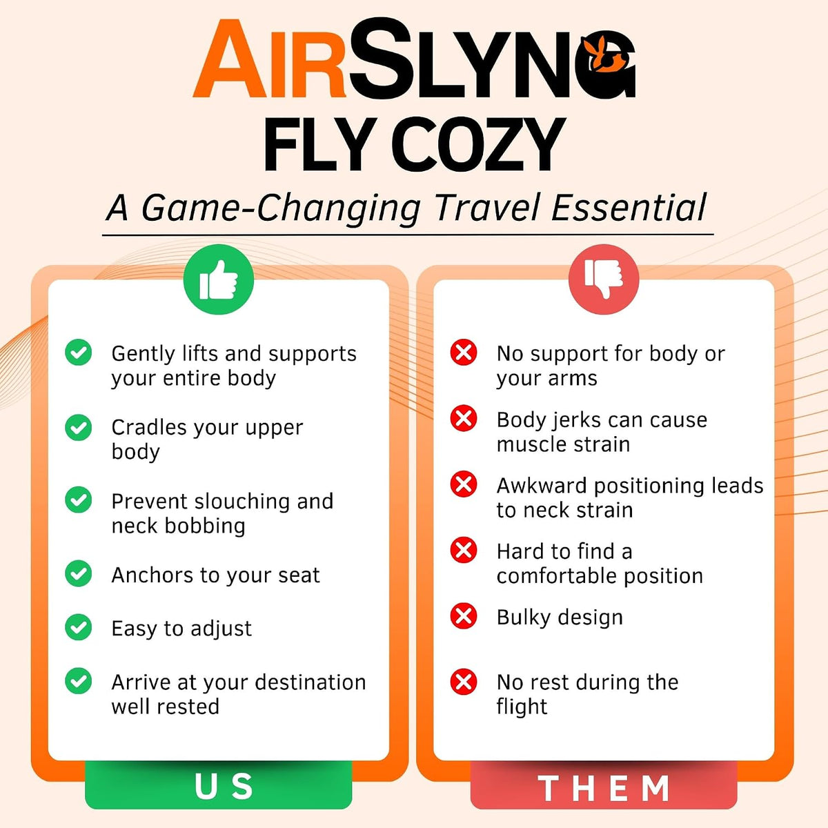 The Slyng-Premium Travel Blanket System – Airplane Sleep Support, Blanket Body Sling for Deep Sleep | Ultra-Soft, Breathable, Compact Carry-On Travel Essential for Long Flights and Car Road Trips