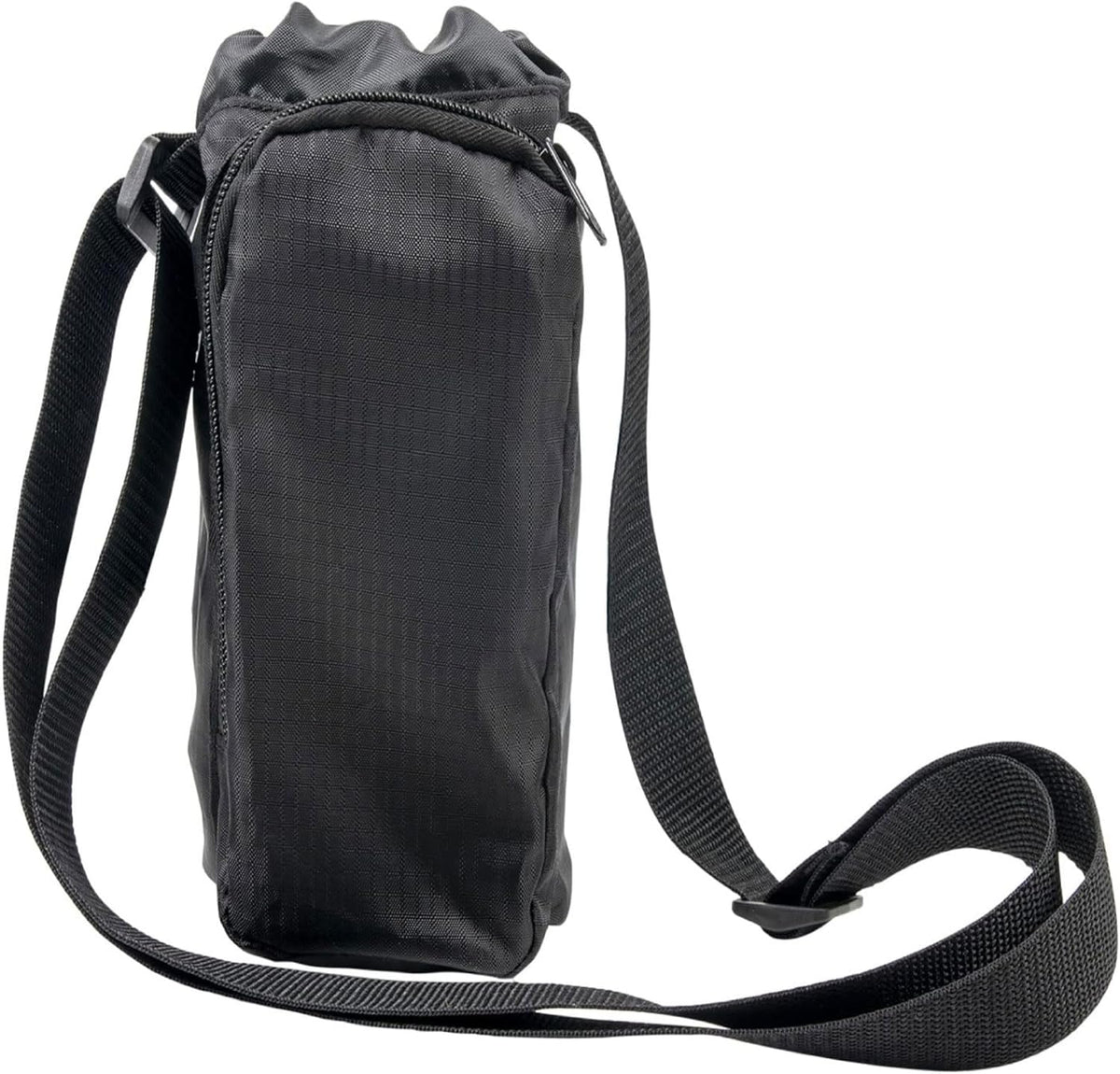 Trail maker Water Bottle Carrier Bag with Strap, Phone Pocket for Walking, Runs, Bike, Stainless Steel, Glass, Plastic