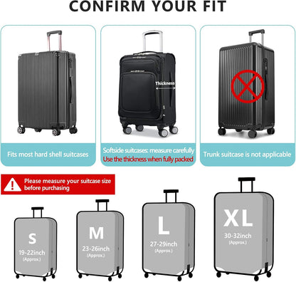 Travelkin Luggage Covers For Suitcase Tsa Approved Suitcase Cover Protector