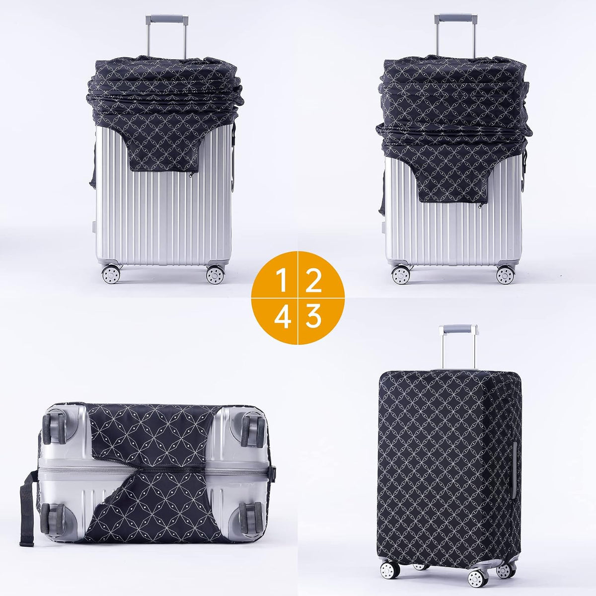Travelkin Luggage Covers For Suitcase Tsa Approved Suitcase Cover Protector