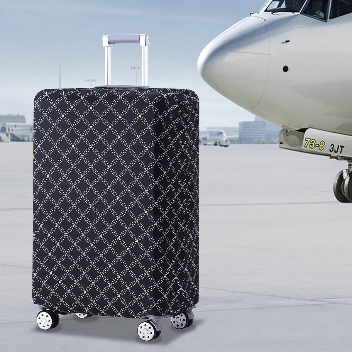 Travelkin Luggage Covers For Suitcase Tsa Approved Suitcase Cover Protector