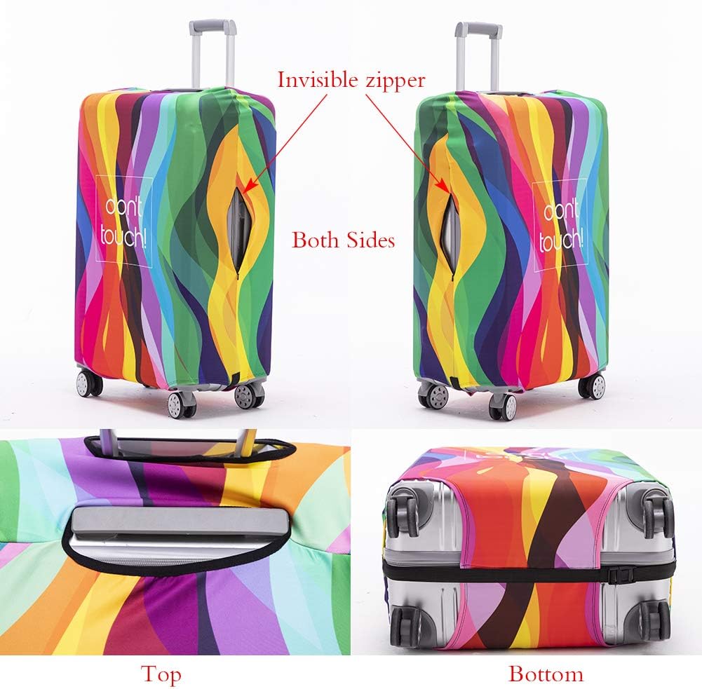 Travelkin Luggage Covers For Suitcase Tsa Approved Suitcase Cover Protector