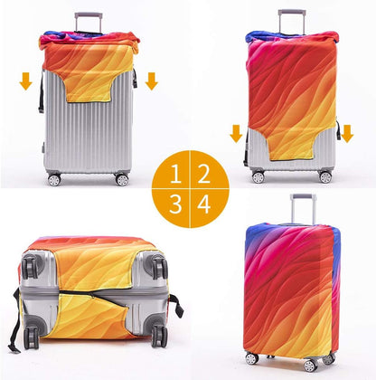 Travelkin Luggage Covers For Suitcase Tsa Approved Suitcase Cover Protector