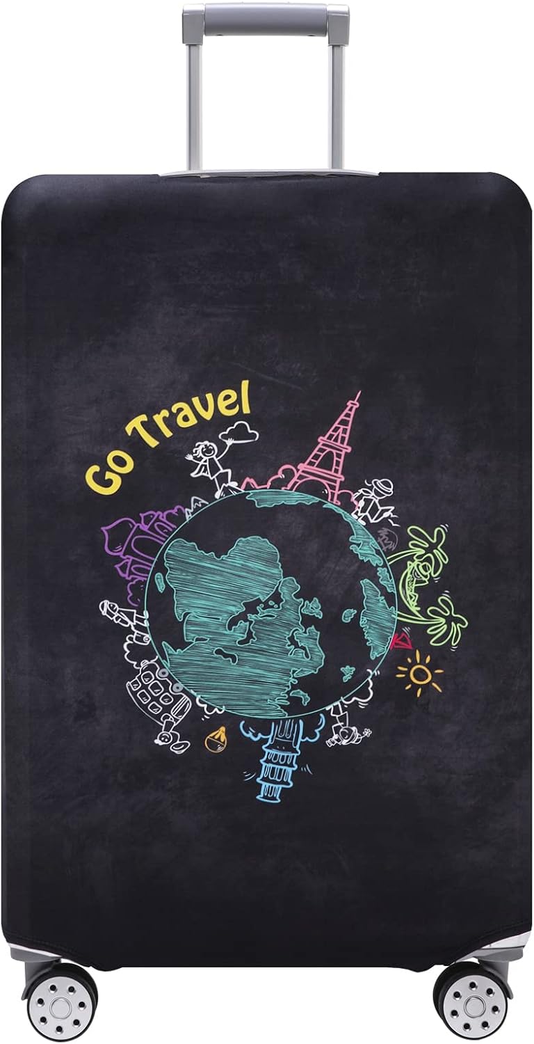 Travelkin Luggage Covers For Suitcase Tsa Approved Suitcase Cover Protector