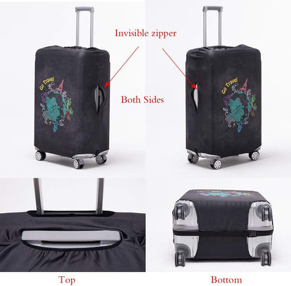 Travelkin Luggage Covers For Suitcase Tsa Approved Suitcase Cover Protector