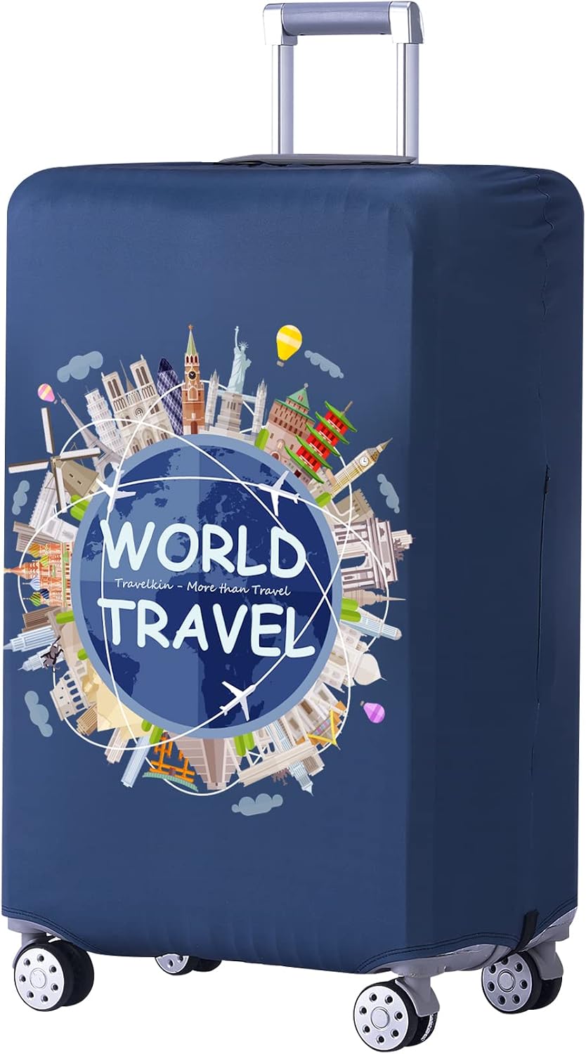 Travelkin Luggage Covers For Suitcase Tsa Approved Suitcase Cover Protector