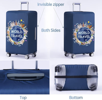 Travelkin Luggage Covers For Suitcase Tsa Approved Suitcase Cover Protector