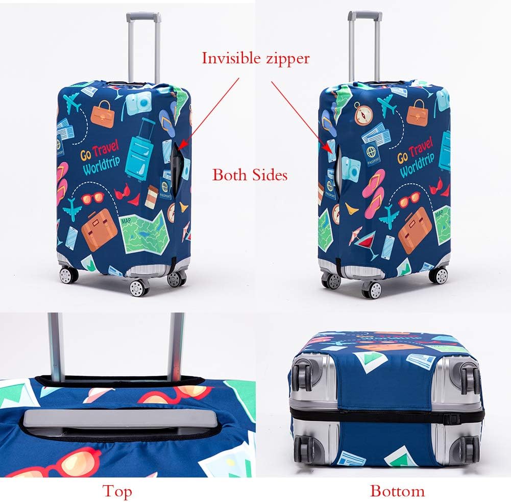 Travelkin Luggage Covers For Suitcase Tsa Approved Suitcase Cover Protector