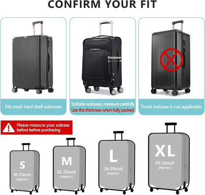 Travelkin Luggage Covers For Suitcase Tsa Approved Suitcase Cover Protector