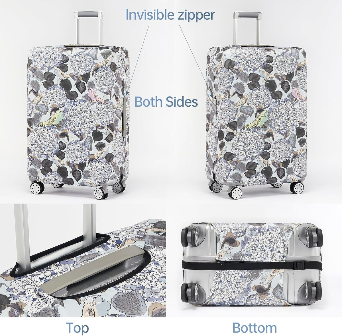 Travelkin Luggage Covers For Suitcase Tsa Approved Suitcase Cover Protector