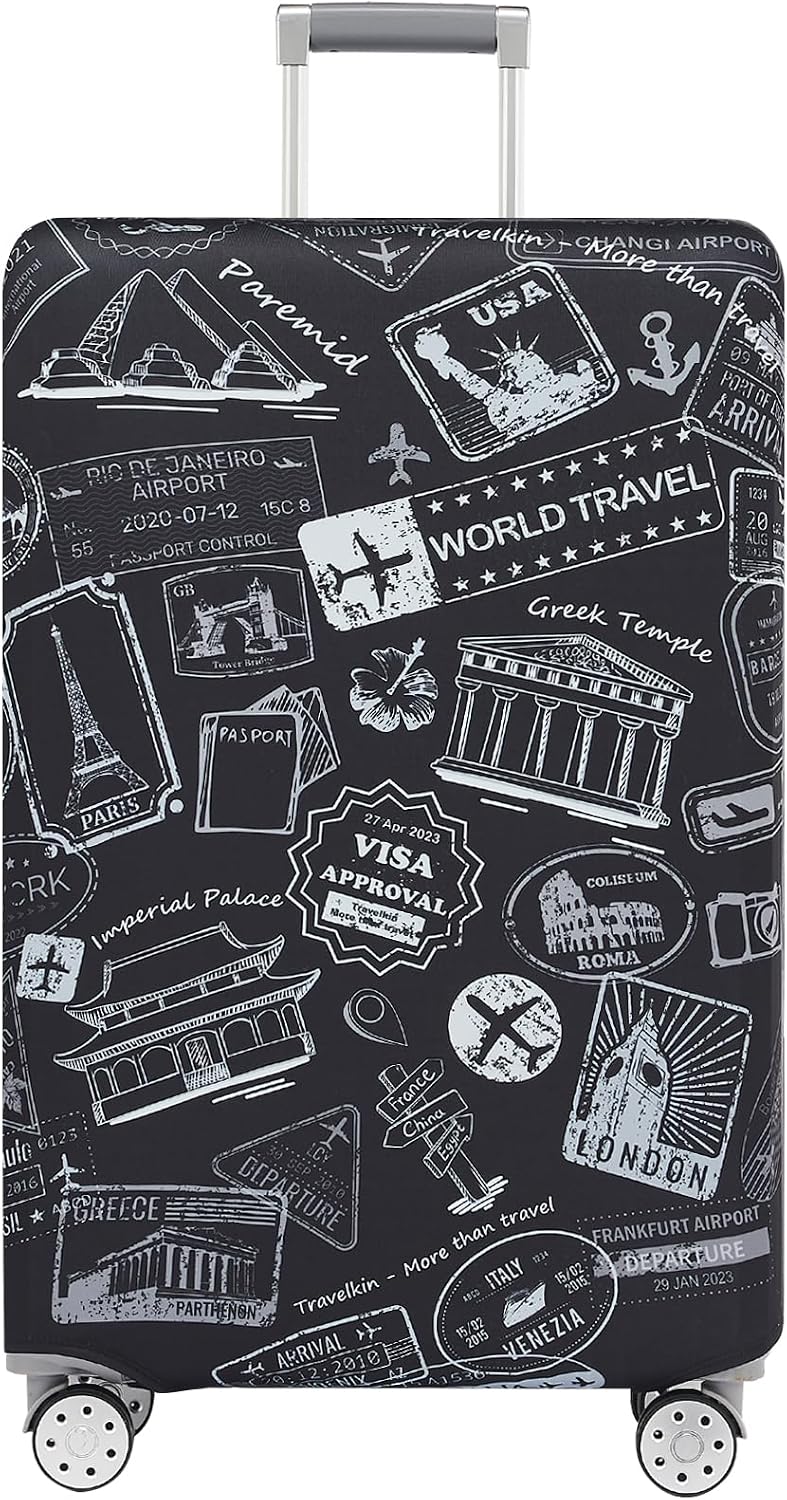 Travelkin Luggage Covers For Suitcase Tsa Approved Suitcase Cover Protector