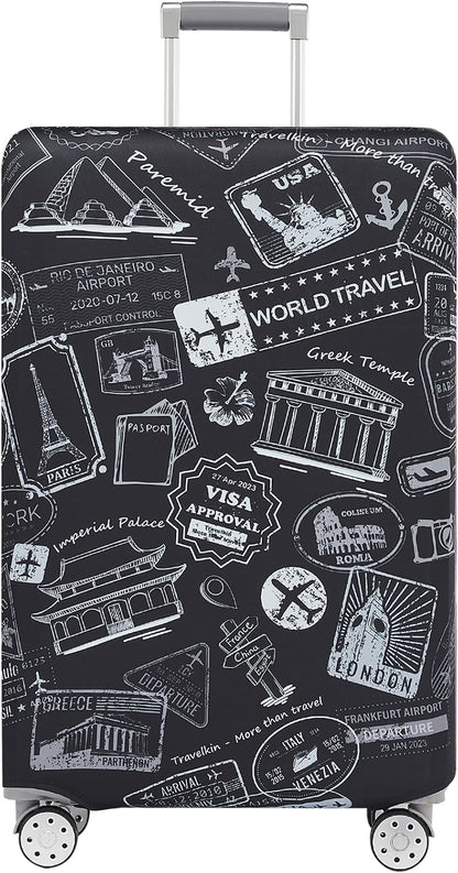 Travelkin Luggage Covers For Suitcase Tsa Approved Suitcase Cover Protector