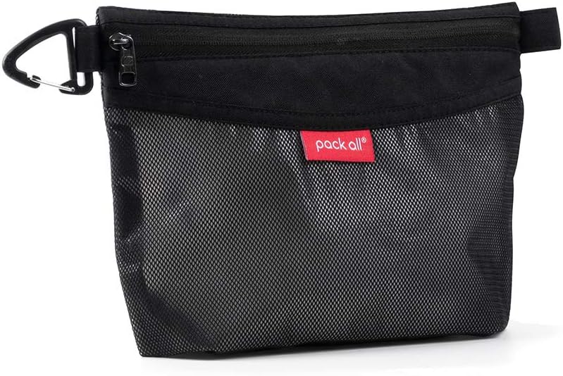 Water-Resistant Zipper Pouch, Mesh Zipper Bag, 8.66"x5.91"
