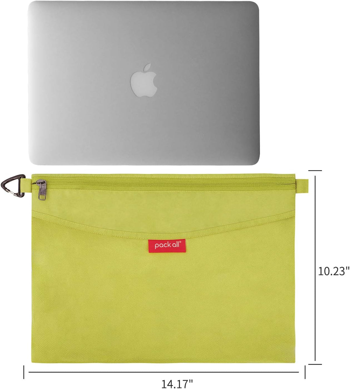 Water-Resistant Zipper Pouch, Mesh Zipper Bag, 8.66"x5.91"