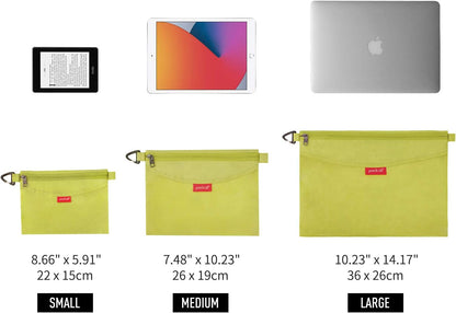 Water-Resistant Zipper Pouch, Mesh Zipper Bag, 8.66"x5.91"