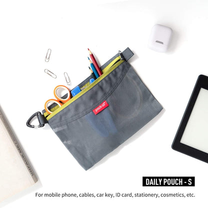 Water-Resistant Zipper Pouch, Mesh Zipper Bag, 8.66"x5.91"