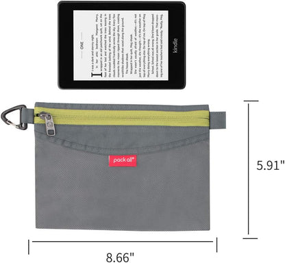 Water-Resistant Zipper Pouch, Mesh Zipper Bag, 8.66"x5.91"