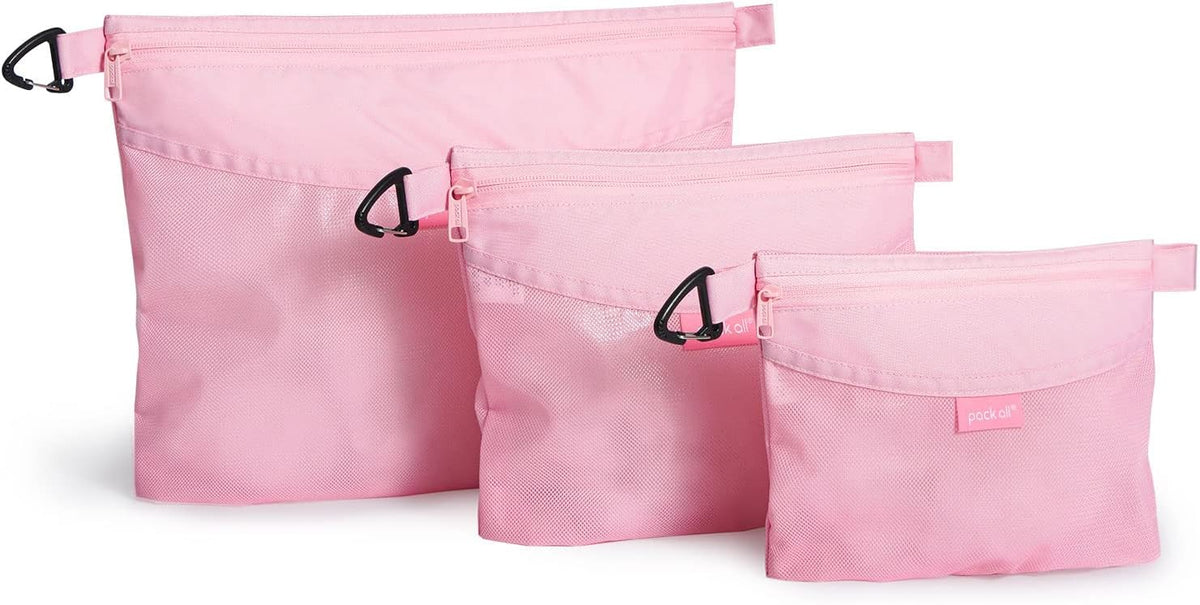 Water-Resistant Zipper Pouch, Mesh Zipper Bag, 8.66"x5.91"