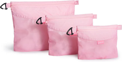 Water-Resistant Zipper Pouch, Mesh Zipper Bag, 8.66"x5.91"