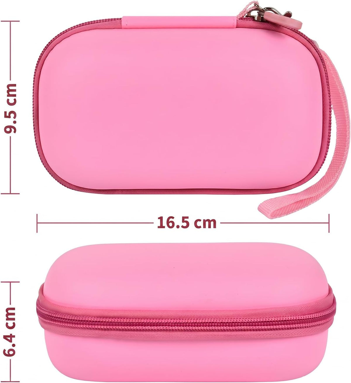 2-in-1 Travel Case for Eyeglasses/Sunglasses and Contact Lens Kit